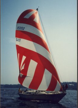 On the Thames River in Connecticut (taken in 1986)